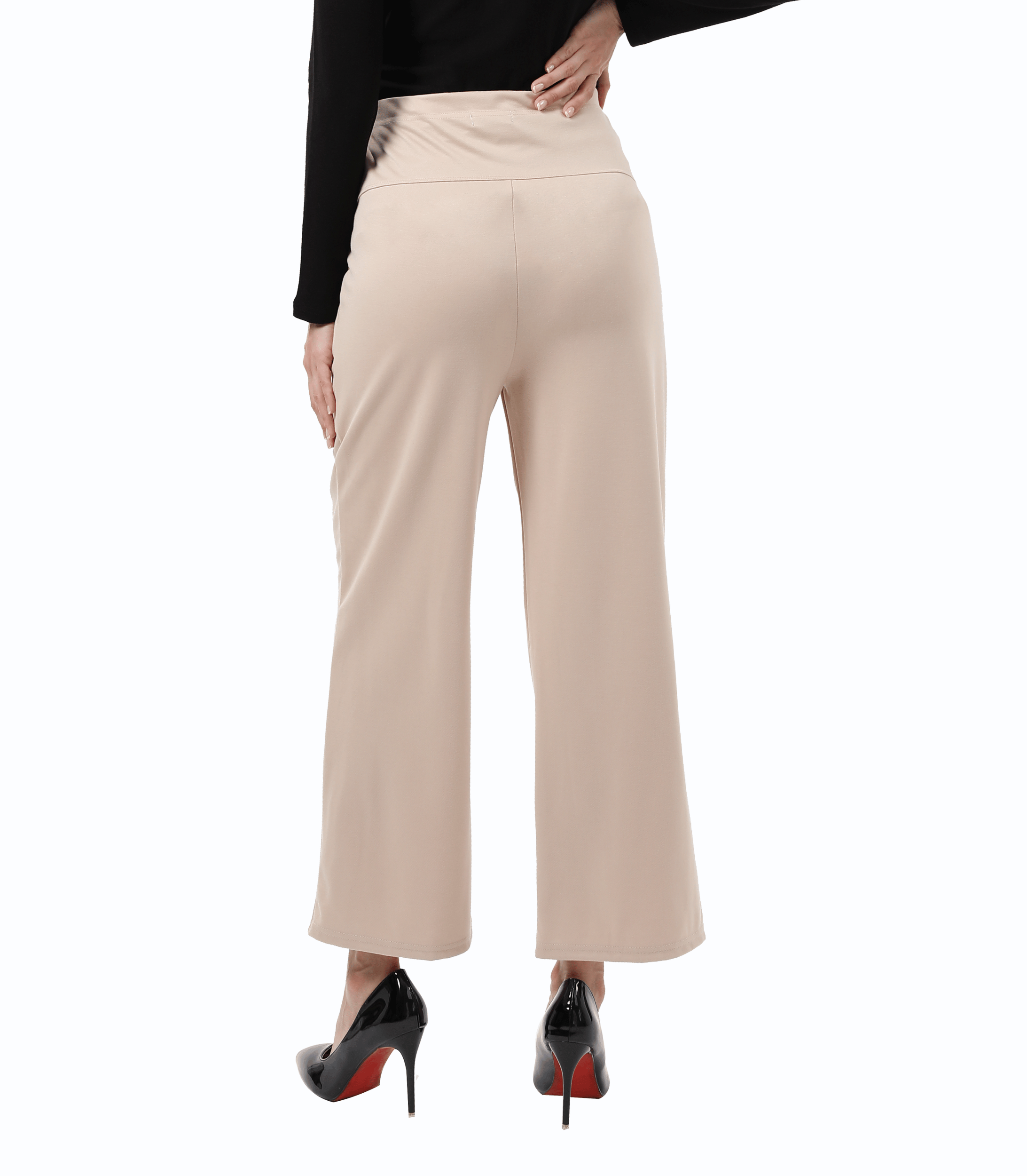 The Wide Leg Maternity Ankle Pant